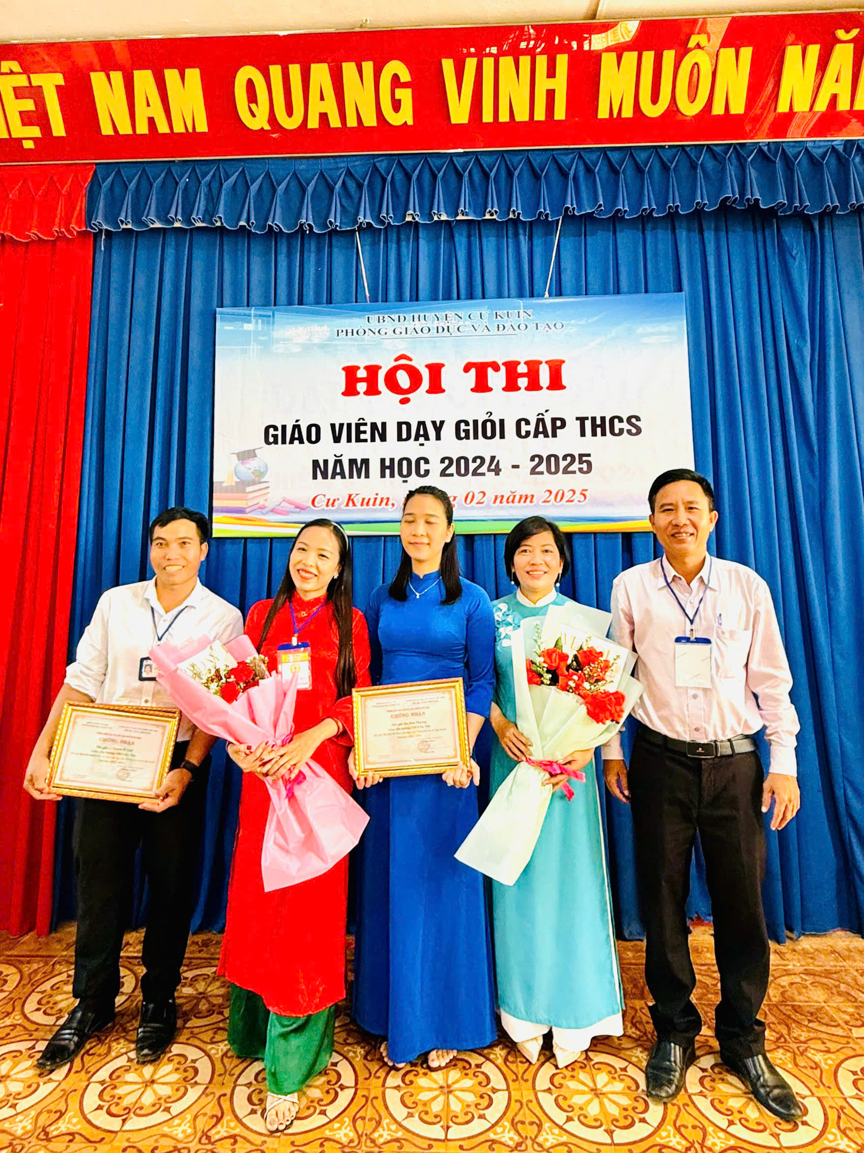 Trường THCS Ea Tiêu tham gia Hội thi Giáo viên dạy giỏi cấp THCS huyện Cư Kuin, năm học 2024 – 2025